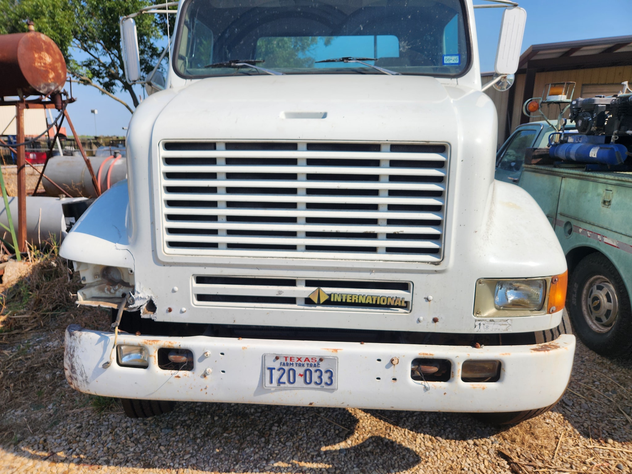 Semi Damage Repair - Before