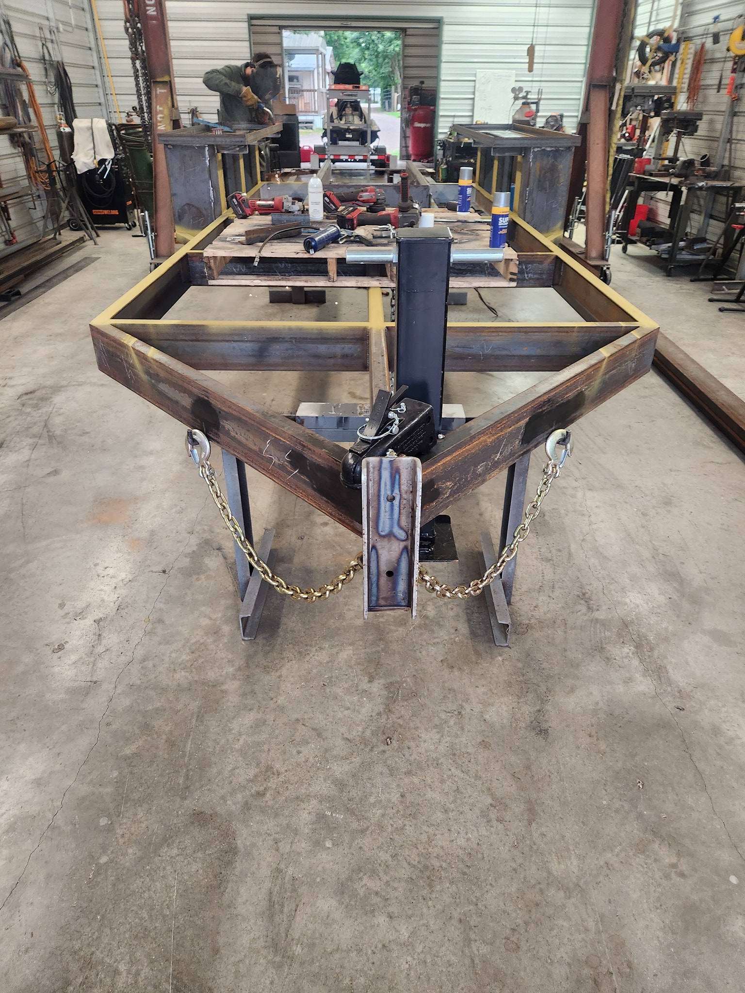Vacuum Trailer Frame Build