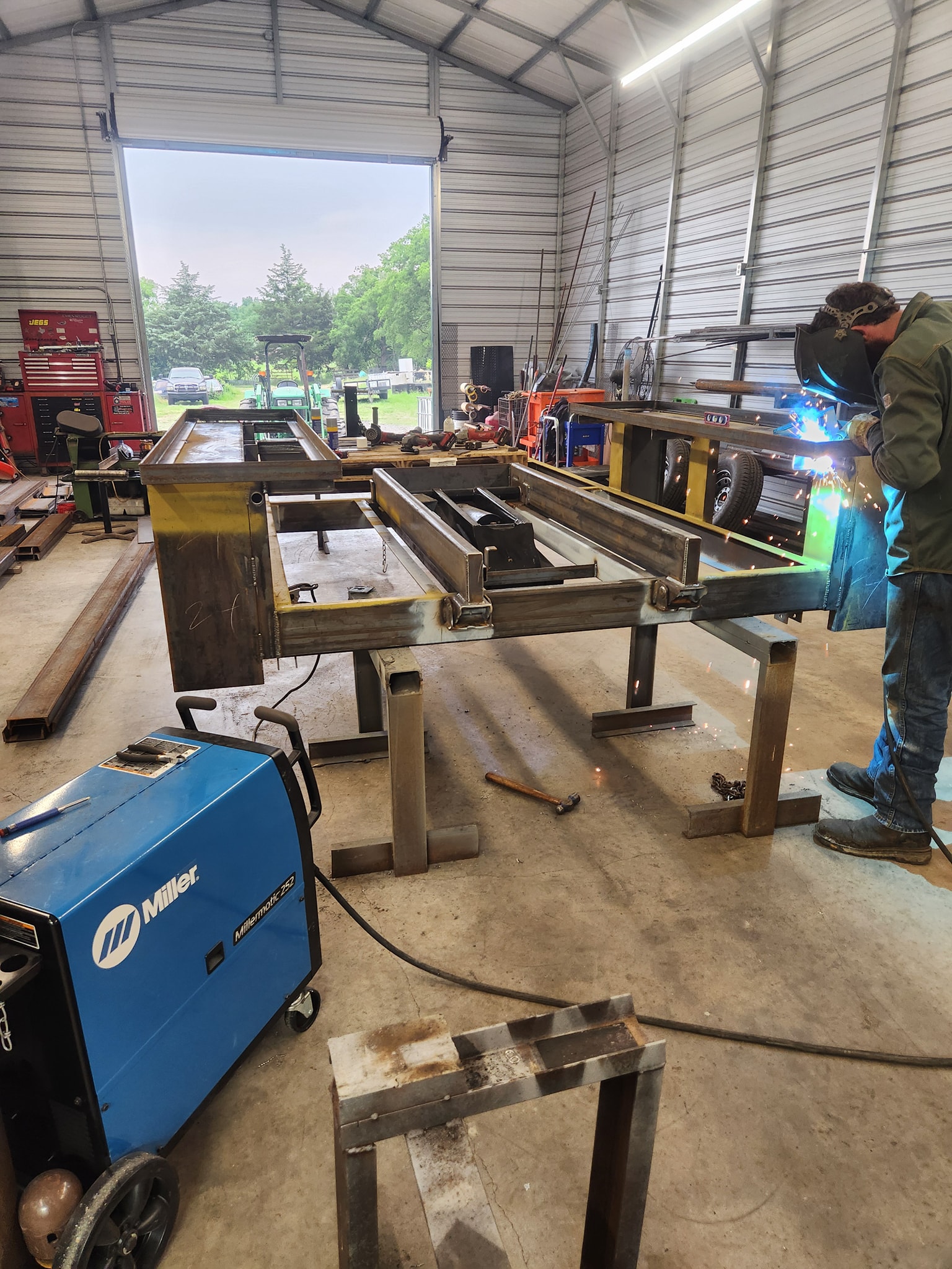 Vacuum Trailer Frame Build